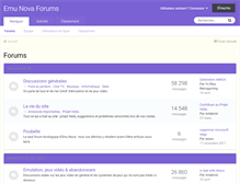 Tablet Screenshot of forums.emunova.net
